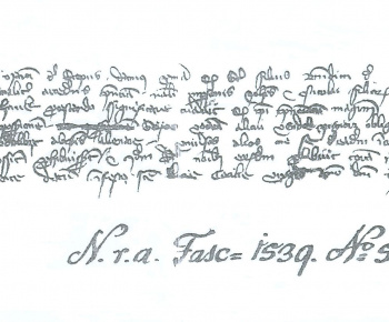 Prvá písomná zmienka o obci Prvá písomná zmienka o obci