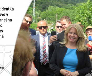 Aktuality / Návšteva prezidentky v obci Nižná Slaná - foto