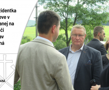 Aktuality / Návšteva prezidentky v obci Nižná Slaná - foto