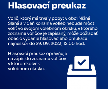 Aktuality / Voľby do Národnej rady Slovenskej republiky - foto