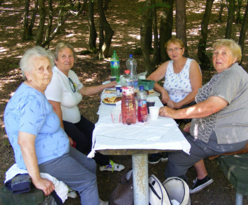 Klub dôchodcov Nižná Slaná / Stretnutie Klubu dôchodcov z Nižnej Slanej a Dobšinej, ktoré sa uskutočnilo na Trojici dňa 18.7.2014 - foto