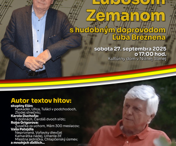 Aktuality / ĽUBOŠ ZEMAN, legendárny slovenský textár u nás v Nižnej Slanej - foto